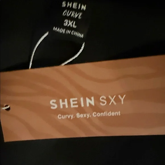 3/$20 Black Velvet Blazer with Silver Sequin Lapel - Picture 2 of 4